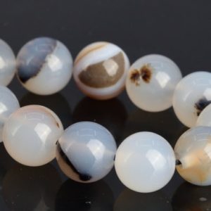 10MM Dendrite Agate Beads Africa Grade AAA Genuine Natural Gemstone Half Strand Round Loose Beads 7.5" BULK LOT 1,3,5,10,50 (104658h-1271) | Natural genuine round Dendritic Agate beads for beading and jewelry making.  #jewelry #beads #beadedjewelry #diyjewelry #jewelrymaking #beadstore #beading #affiliate #ad