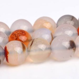6MM Dendrite Agate Beads Grade AAA Genuine Natural Africa Gemstone Full Strand Round Loose Beads 15.5" BULK LOT 1,3,5,10 and 50 (103463-787) | Natural genuine round Dendritic Agate beads for beading and jewelry making.  #jewelry #beads #beadedjewelry #diyjewelry #jewelrymaking #beadstore #beading #affiliate #ad