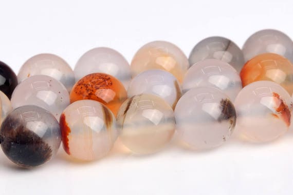 6mm Dendrite Agate Beads Grade Aaa Genuine Natural Africa Gemstone Full Strand Round Loose Beads 15.5" Bulk Lot 1,3,5,10 And 50 (103463-787)