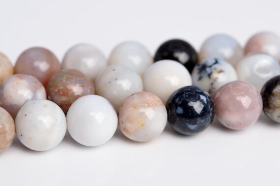 8mm Parral Dendrite Agate Beads Grade Aaa Genuine Natural Gemstone Full Strand Round Loose Beads 15.5" Bulk Lot 1,3,5,10,50 (104506-1228)
