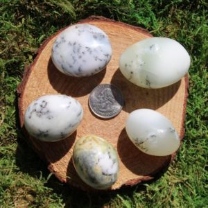 Dendritic Agate Palm Stone #A-J | Natural genuine stones & crystals in various shapes & sizes. Buy raw cut, tumbled, or polished gemstones for making jewelry or crystal healing energy vibration raising reiki stones. #crystals #gemstones #crystalhealing #crystalsandgemstones #energyhealing #affiliate #ad