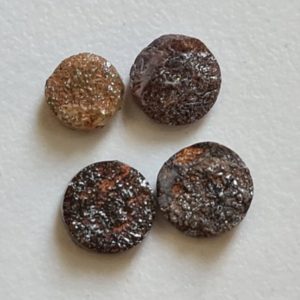 Shop Diamond Rondelle Beads! 5.5-6.5mm Brown Rough Diamond Discs Diamond Tyre 4 Pcs Diamond Studs Diamond Button Shape Raw Uncut Diamond Laser Cut Loose Diamonds- PPKJ31 | Natural genuine rondelle Diamond beads for beading and jewelry making.  #jewelry #beads #beadedjewelry #diyjewelry #jewelrymaking #beadstore #beading #affiliate #ad