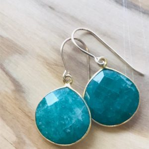 Shop Emerald Earrings! Emerald Earrings Natural Emerald Earrings May Birthstone Emerald Earrings Minimalist Earrings May Birthday Gift for her | Natural genuine Emerald earrings. Buy crystal jewelry, handmade handcrafted artisan jewelry for women.  Unique handmade gift ideas. #jewelry #beadedearrings #beadedjewelry #gift #shopping #handmadejewelry #fashion #style #product #earrings #affiliate #ad