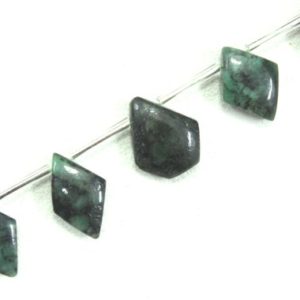 Shop Emerald Bead Shapes! Natural Green Emerald Gemstone, 10 Pieces Smooth Designer Fancy Shape Briolette Beads, size 7×11-13×16 Mm Making Green Jewelry Wholesale Price | Natural genuine other-shape Emerald beads for beading and jewelry making.  #jewelry #beads #beadedjewelry #diyjewelry #jewelrymaking #beadstore #beading #affiliate #ad