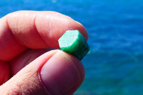 11.4 Carats Natural Raw Emerald Crystal Specimen