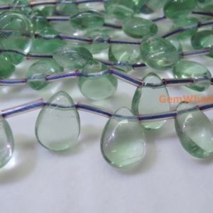 15.5“ 10x14mm Natural green fluorite tear drop, high quality semi-precious stone, green color DIY beads, green tear drop beads, side hole | Natural genuine other-shape Fluorite beads for beading and jewelry making.  #jewelry #beads #beadedjewelry #diyjewelry #jewelrymaking #beadstore #beading #affiliate #ad