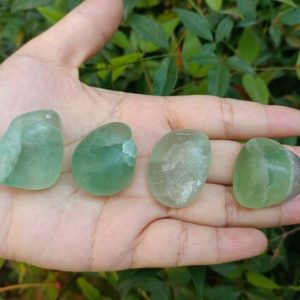 Shop Tumbled Fluorite Crystals & Pocket Stones! Fluorite Tumbled Stones 20-40mm (1"-1.5") | Natural genuine stones & crystals in various shapes & sizes. Buy raw cut, tumbled, or polished gemstones for making jewelry or crystal healing energy vibration raising reiki stones. #crystals #gemstones #crystalhealing #crystalsandgemstones #energyhealing #affiliate #ad