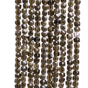 Shop Golden Obsidian Beads! 172 Pcs – 2x2MM Gold Sheen Obsidian Beads Grade AA Genuine Natural Faceted Cube Gemstone Loose Beads (117018) | Natural genuine faceted Golden Obsidian beads for beading and jewelry making.  #jewelry #beads #beadedjewelry #diyjewelry #jewelrymaking #beadstore #beading #affiliate #ad