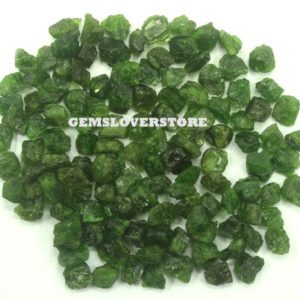 50 Pieces Untreated Rough 6-8 MM Raw, Natural Green Tourmaline Gemstone, Tourmaline Raw Healing Crystal Tourmaline Raw, Beautiful Tourmaline | Natural genuine stones & crystals in various shapes & sizes. Buy raw cut, tumbled, or polished gemstones for making jewelry or crystal healing energy vibration raising reiki stones. #crystals #gemstones #crystalhealing #crystalsandgemstones #energyhealing #affiliate #ad