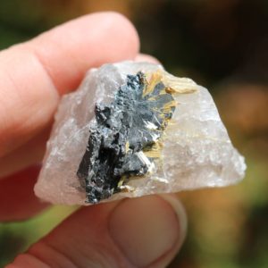 Shop Raw & Rough Hematite Stones! Rutile with Hematite Raw Single #D | Natural genuine stones & crystals in various shapes & sizes. Buy raw cut, tumbled, or polished gemstones for making jewelry or crystal healing energy vibration raising reiki stones. #crystals #gemstones #crystalhealing #crystalsandgemstones #energyhealing #affiliate #ad