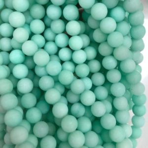 Shop Jade Bead Shapes! 8mm Matte Mint Green Jade Beads, Gemstone Beads, Wholesale Beads | Natural genuine other-shape Jade beads for beading and jewelry making.  #jewelry #beads #beadedjewelry #diyjewelry #jewelrymaking #beadstore #beading #affiliate #ad