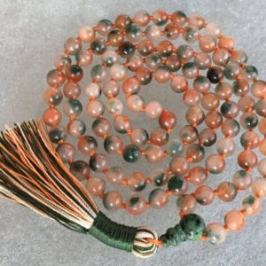 Shop Jade Pendants! Blessed & Energized  Flower Jade Knotted Mala Beads Necklace gemstone jade jewelry pendant dainty simple bridal necklace Mother's Day gift | Natural genuine Jade pendants. Buy handcrafted artisan wedding jewelry.  Unique handmade bridal jewelry gift ideas. #jewelry #beadedpendants #gift #crystaljewelry #shopping #handmadejewelry #wedding #bridal #pendants #affiliate #ad