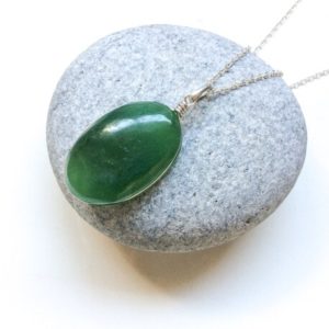 Shop Jade Pendants! Jade silver pendant, Bottle green stone pendant, Sterling silver Natural jade pendant, Sap green Jade, Oval shape, Small pendant, Unisex | Natural genuine Jade pendants. Buy crystal jewelry, handmade handcrafted artisan jewelry for women.  Unique handmade gift ideas. #jewelry #beadedpendants #beadedjewelry #gift #shopping #handmadejewelry #fashion #style #product #pendants #affiliate #ad
