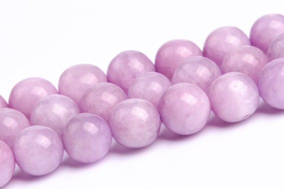 7mm Kunzite Beads Grade Aa Genuine Natural Gemstone Round Loose Beads 15" / 7.5"  Bulk Lot Options (116923)