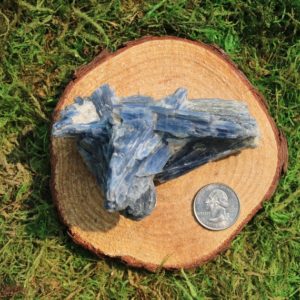 Shop Raw & Rough Kyanite Stones! Blue Kyanite Raw #A | Natural genuine stones & crystals in various shapes & sizes. Buy raw cut, tumbled, or polished gemstones for making jewelry or crystal healing energy vibration raising reiki stones. #crystals #gemstones #crystalhealing #crystalsandgemstones #energyhealing #affiliate #ad