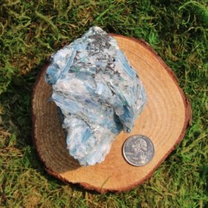 Shop Raw & Rough Kyanite Stones! Blue Kyanite Raw #F from Paraiba | Natural genuine stones & crystals in various shapes & sizes. Buy raw cut, tumbled, or polished gemstones for making jewelry or crystal healing energy vibration raising reiki stones. #crystals #gemstones #crystalhealing #crystalsandgemstones #energyhealing #affiliate #ad