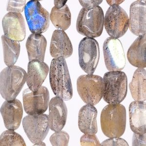 Shop Labradorite Chip & Nugget Beads! 44-48 / 22-24 Pcs – 7-9MM Light Gray Labradorite Beads Madagascar Grade AA Genuine Natural Pebble Nugget Gemstone Beads (108426) | Natural genuine chip Labradorite beads for beading and jewelry making.  #jewelry #beads #beadedjewelry #diyjewelry #jewelrymaking #beadstore #beading #affiliate #ad