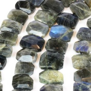 Shop Labradorite Faceted Beads! Amazing Labradorite slabs,Labradorite beads,semipreciouos beads,large beads,faceted beads,natural beads,beads with flash – 16" Full Strand | Natural genuine faceted Labradorite beads for beading and jewelry making.  #jewelry #beads #beadedjewelry #diyjewelry #jewelrymaking #beadstore #beading #affiliate #ad