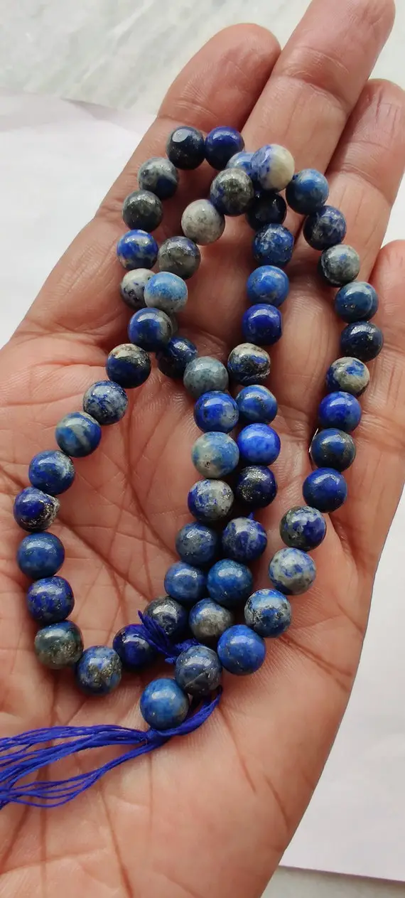 Natural Lapis- No Dye Beads, Smooth Gemstone Loose Beads, Gemstone Beads, Semi Precious Beads, 4mm ,6mm, 8mm,10mm,12mm