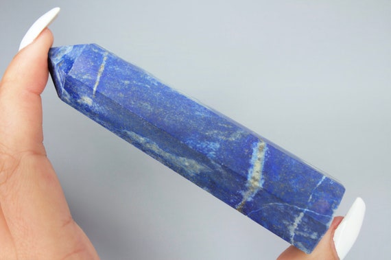 Lapis Lazuli Wand Lapis Lazuli Crystal Wand Lapis Lazuli Stone Crystal Healing Pillar Zodiac Birthday Gift May Taurus Gemini