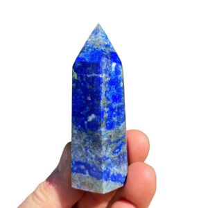 Shop Lapis Lazuli Points & Wands! lapis lazuli point (2" – 4") lapis lazuli stone point – lapis lazuli crystal point – healing crystals and stones – lapis lazuli tower | Natural genuine stones & crystals in various shapes & sizes. Buy raw cut, tumbled, or polished gemstones for making jewelry or crystal healing energy vibration raising reiki stones. #crystals #gemstones #crystalhealing #crystalsandgemstones #energyhealing #affiliate #ad