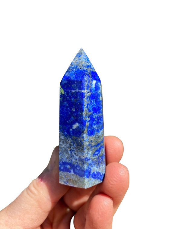 Lapis Lazuli Point (2" - 4") Lapis Lazuli Stone Point - Lapis Lazuli Crystal Point - Lapis Lazuli Tower - Natural Lapis - Polished Point