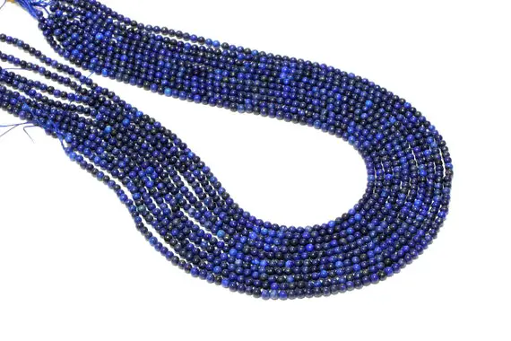 Lapis Lazuli Beads,lapis Stones,loose Stone Beads,loose Gem Beads,lapis Beads,round Beads,natural Beads,semiprecious Beads - 16" Strand
