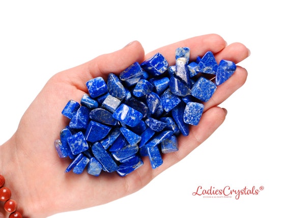 Set Of 3 Lapis Lazuli Tumbled Stones, Lapis Lazuli, Tumbled Stones, Stones, Crystals, Rocks, Gifts, Gemstones, Gems, Zodiac Crystals