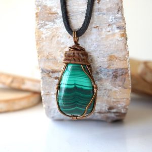 Shop Malachite Necklaces! Mens Malachite, Malachite Necklace, Crystal Necklace Men, 50th Birthday Gift for Men, Husband Gift | Natural genuine Malachite necklaces. Buy handcrafted artisan men's jewelry, gifts for men.  Unique handmade mens fashion accessories. #jewelry #beadednecklaces #beadedjewelry #shopping #gift #handmadejewelry #necklaces #affiliate #ad