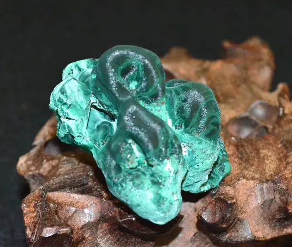 Raw Bubbles Malachite Fibrous Crystal Stone From African /healing Crystals/malachite Flower/malachite Cloud/gift/energy Stone/specimen/85g