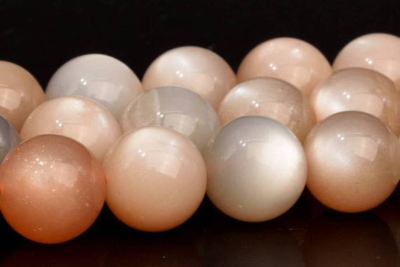 10mm Multicolor Moonstone Beads Grade Aaa Genuine Natural India Full Strand Round Loose Beads 15.5" Bulk Lot 1,3,5,10 And 50 (102669-577)