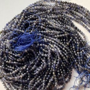 Shop Tanzanite Round Beads! Natural tanzanite stone bead. 4mm faceted round bead. Gorgeous natural gray purple color tanzanite bead. Great quality gemstone.15.5”strand | Natural genuine round Tanzanite beads for beading and jewelry making.  #jewelry #beads #beadedjewelry #diyjewelry #jewelrymaking #beadstore #beading #affiliate #ad