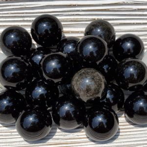 Shop Obsidian Shapes! Black Obsidian Spheres – 22mm Small Spheres – Black Obsidian – Obsidian Spheres – Pocket Stones – Protection Stone – Grounding Stone | Natural genuine stones & crystals in various shapes & sizes. Buy raw cut, tumbled, or polished gemstones for making jewelry or crystal healing energy vibration raising reiki stones. #crystals #gemstones #crystalhealing #crystalsandgemstones #energyhealing #affiliate #ad