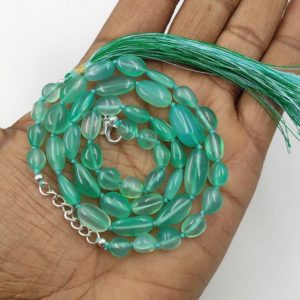 Shop Onyx Chip & Nugget Beads! Hand Knotted Necklace,Natural Light Green Onyx Nugget Necklace,Green Onyx Necklace,Green Onyx Nugget Necklace,Hand Knotted Pebble Nugget | Natural genuine chip Onyx beads for beading and jewelry making.  #jewelry #beads #beadedjewelry #diyjewelry #jewelrymaking #beadstore #beading #affiliate #ad