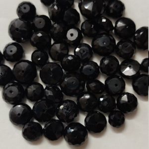 Shop Onyx Faceted Beads! 10 Pieces Black Onyx, Natural Faceted Black Onyx Faceted beads,Natural Gemstone Loose Beads | Natural genuine faceted Onyx beads for beading and jewelry making.  #jewelry #beads #beadedjewelry #diyjewelry #jewelrymaking #beadstore #beading #affiliate #ad