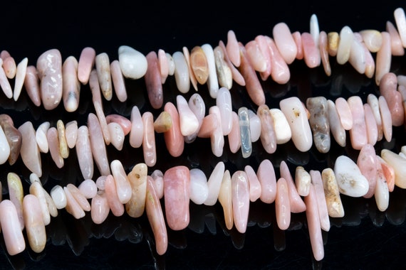 12-24x3-5mm Pink Opal Beads Stick Pebble Chip Genuine Natural Grade Aa Gemstone Loose Beads 16"/8" Bulk Lot Options (112820)