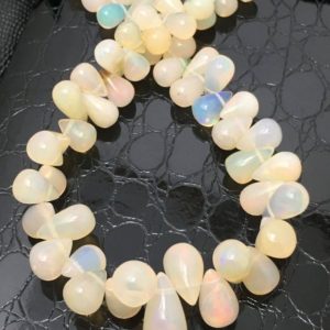 Shop Opal Bead Shapes! Ethiopian Opal Smooth Side Drill Drops  mm 8"/Welo Opal Beads/Ethiopian Opal Beads/Fire Opal Beads | Natural genuine other-shape Opal beads for beading and jewelry making.  #jewelry #beads #beadedjewelry #diyjewelry #jewelrymaking #beadstore #beading #affiliate #ad