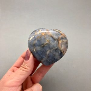 Shop Opal Shapes! One Large Blue Opal Heart | Natural genuine stones & crystals in various shapes & sizes. Buy raw cut, tumbled, or polished gemstones for making jewelry or crystal healing energy vibration raising reiki stones. #crystals #gemstones #crystalhealing #crystalsandgemstones #energyhealing #affiliate #ad