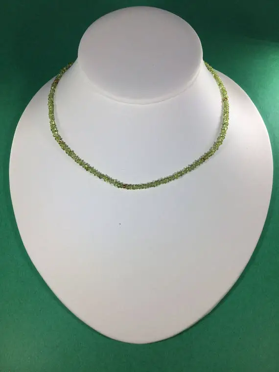 Peridot Necklace, Peridot Gemstone Necklace  , Gemstone Necklace , Birthstone Necklace ,     Birthstone Necklace