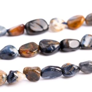 Shop Pietersite Beads! 5-10MM Pietersite Pebble Chips Beads Colombia Grade A Genuine Natural Gemstone Loose Beads 15" / 7.5" Bulk Lot Options (117268) | Natural genuine chip Pietersite beads for beading and jewelry making.  #jewelry #beads #beadedjewelry #diyjewelry #jewelrymaking #beadstore #beading #affiliate #ad