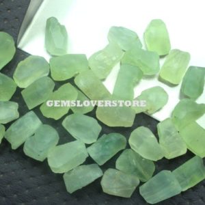 Shop Prehnite Stones & Crystals! 10 Pieces Top Quality Minty Green Rough 18-20 MM Hand Cut Raw, Natural Prehnite Gemstone Loose Gemstone Rough Unconditional Love Crystals | Natural genuine stones & crystals in various shapes & sizes. Buy raw cut, tumbled, or polished gemstones for making jewelry or crystal healing energy vibration raising reiki stones. #crystals #gemstones #crystalhealing #crystalsandgemstones #energyhealing #affiliate #ad