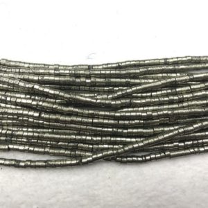 Natural Pyrite 2x3mm Heishi Genuine Gemstone Loose Beads 15 inch Jewelry Supply Bracelet Necklace Material Supply Wholesale | Natural genuine other-shape Gemstone beads for beading and jewelry making.  #jewelry #beads #beadedjewelry #diyjewelry #jewelrymaking #beadstore #beading #affiliate #ad