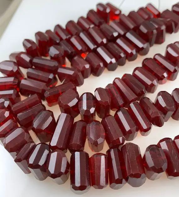 Gorgeous Red Colored Hydro Quartz  Nuggets