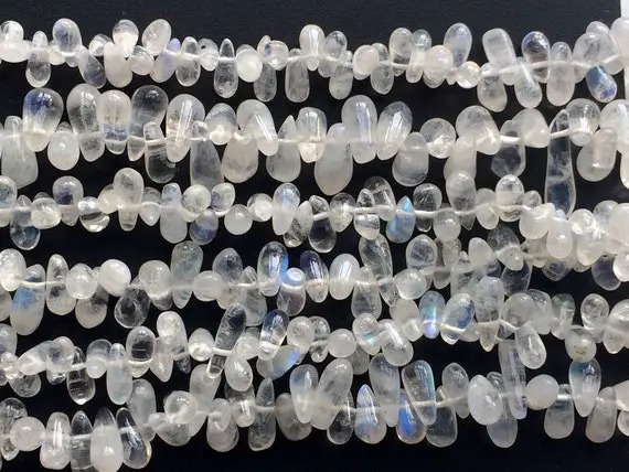 4x7mm Approx., Rainbow Moonstone Plain Tear Drop Beads, Moonstone Plain Drop Beads, Rainbow Moonstone Drop For Jewelry (1st To 5st Options)