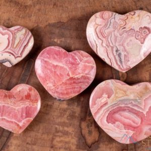 Shop Rhodochrosite Shapes! RHODOCHROSITE Crystal Heart – AA Grade Pattered – Self Care, Mom Gift, Home Decor, Healing Crystals and Stones, E1945 | Natural genuine stones & crystals in various shapes & sizes. Buy raw cut, tumbled, or polished gemstones for making jewelry or crystal healing energy vibration raising reiki stones. #crystals #gemstones #crystalhealing #crystalsandgemstones #energyhealing #affiliate #ad