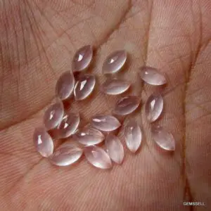 Shop Rose Quartz Cabochons! 5 pieces 4x8mm Rose Quartz Rosecut Cabochon Marquise Gemstone, Rose Quartz Marquise Rosecut Gemstone, Rose Quartz Marquise Faceted Gemstone | Natural genuine stones & crystals in various shapes & sizes. Buy raw cut, tumbled, or polished gemstones for making jewelry or crystal healing energy vibration raising reiki stones. #crystals #gemstones #crystalhealing #crystalsandgemstones #energyhealing #affiliate #ad