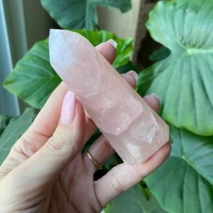 Shop Rose Quartz Points & Wands! Rose quartz tower, pink quartz tower, crystal tower, big rose quartz, big crystals, large crystals, crystal decor | Natural genuine stones & crystals in various shapes & sizes. Buy raw cut, tumbled, or polished gemstones for making jewelry or crystal healing energy vibration raising reiki stones. #crystals #gemstones #crystalhealing #crystalsandgemstones #energyhealing #affiliate #ad