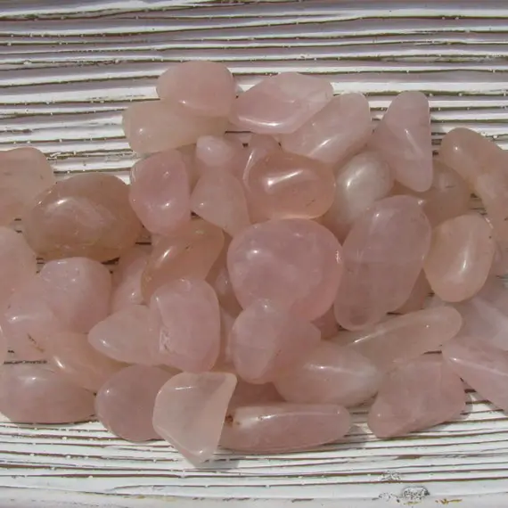 Rose Quartz, Rose Quartz Crystal, Tumbled Rose Quartz, (.5-1" Small), (1"-1.1.25" Medium), (1.25"-1.5" Large), Heart Chakra, Love Stone