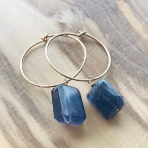 Shop Sapphire Earrings! Sapphire Earrings Sapphire September Birthstone Minimalist Earrings Girlfriend Gift Natural stone Earrings  Hoop Earrings | Natural genuine Sapphire earrings. Buy crystal jewelry, handmade handcrafted artisan jewelry for women.  Unique handmade gift ideas. #jewelry #beadedearrings #beadedjewelry #gift #shopping #handmadejewelry #fashion #style #product #earrings #affiliate #ad