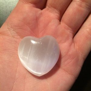 Shop Selenite Shapes! Selenite Heart – Small Selenite Crystal Heart – Healing Crystal Heart – White Crystal Heart – Heart Gemstone – Mini Crystal Heart Gift | Natural genuine stones & crystals in various shapes & sizes. Buy raw cut, tumbled, or polished gemstones for making jewelry or crystal healing energy vibration raising reiki stones. #crystals #gemstones #crystalhealing #crystalsandgemstones #energyhealing #affiliate #ad